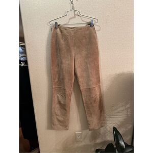 Vintage Margaret Godfrey suede leather pants